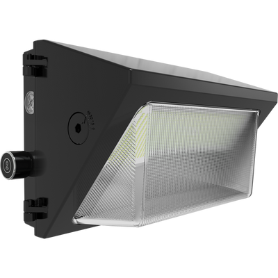 RAB Lighting W22 Medium Wall Pack, 60/50/40/30W, CCT Selectable, Adjustable Throw, Bronze, W22-M-60/LCBS/MVS