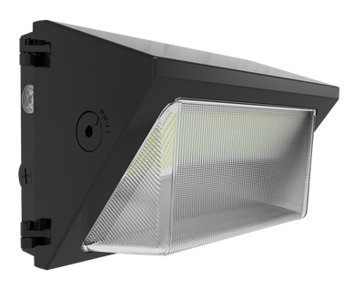 RAB Lighting W22 Medium Wall Pack, 60/50/40/30W, CCT Selectable, Adjustable Throw, Bronze, W22-M-60