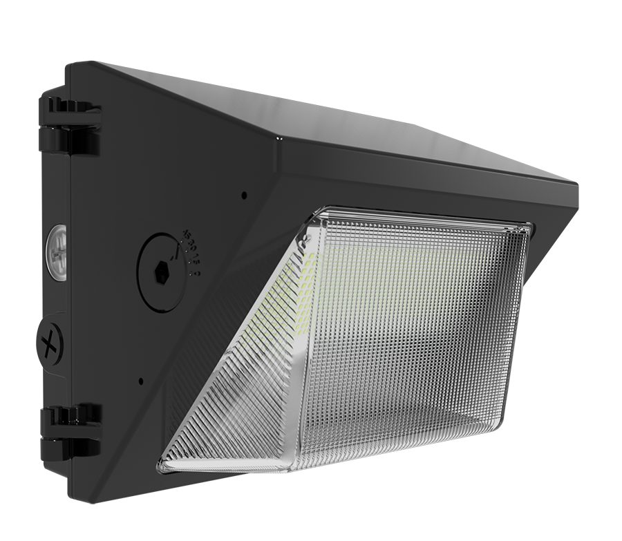 RAB Lighting W22 Small Wallpack, 30/25/20/15W, CCT Selectable, 480V, Adjustable Throw, Bronze, W22-S-30/480