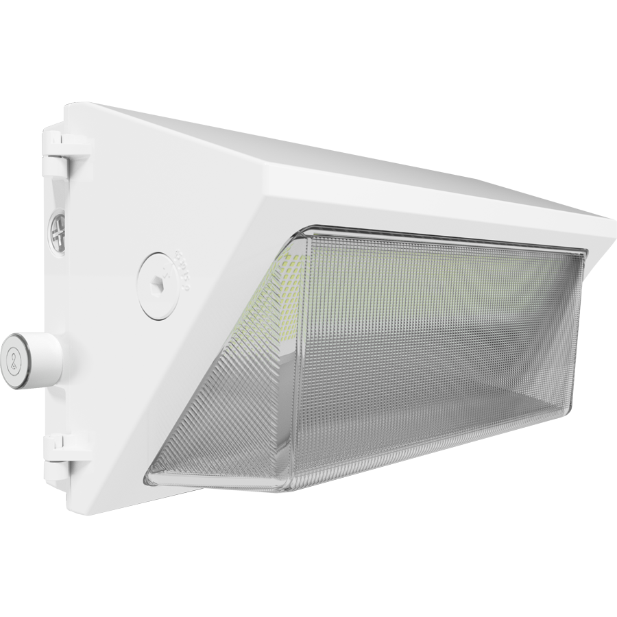 RAB Lighting W22 Large Wall Pack, 150/125/100/75W, CCT Selectable, Adjustable Throw, White, W22-L-150W/LCBS/MVS