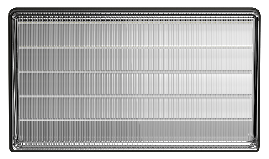 RAB Lighting W34 Field-Adjustable Slim LED Wall Pack, 150 | 100 | 75W, CCT Selectable, 120-277V, W34L