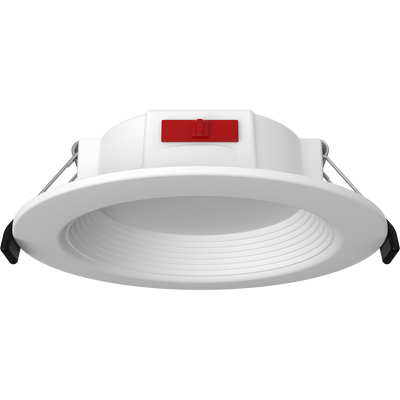 RAB Lighting Wafer34, 4 In., 7W, CCT Selectable, CRI90, TRIAC, Baffle, White, WFD34-4B/BP