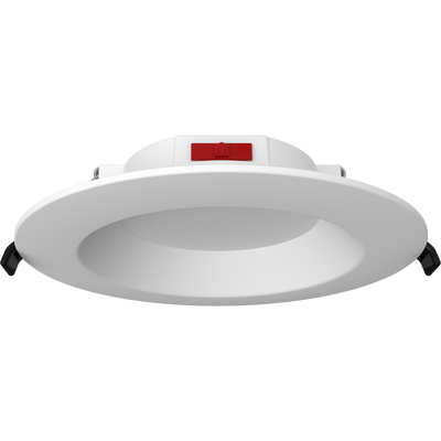 RAB Lighting Wafer34, 6 In., 9.5W, CCT Selectable, CRI90, TRIAC, White, WFD34-6/BP