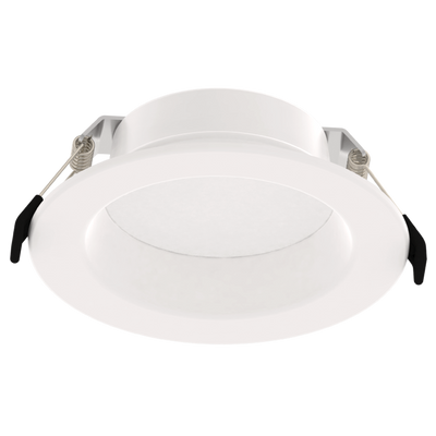 RAB Lighting 4" Deep Regress LED Wafer Downlight, Smooth Reflector, CCT Selectable, 120V, White, WFD4
