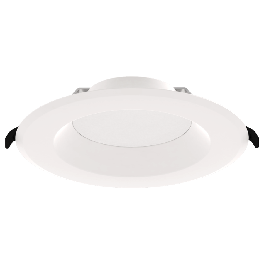 RAB Lighting 6" Deep Regress LED Wafer Downlight, Smooth Reflector, CCT Selectable, 120V, White, WFD6