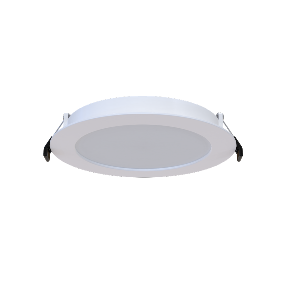 RAB Lighting Wafer 6 In. Recessed Downlight, 13W, CCT Selectable, Smooth White Trim, WFR17-6