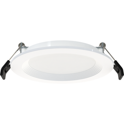 RAB Lighting Wafer34 4 In. Edge-Lit Recessed Downlight, 9W, CRI90, CCT Selectable, TRIAC Dimmable, Baffle, WFR34-4B