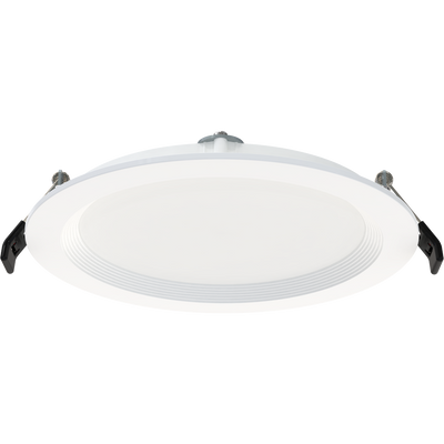 RAB Lighting WAFER34, 13W, CCT Selectable, CRI90, TRIAC, 6 In. Round Baffle, White, WFR34-6B