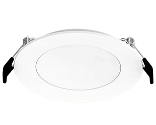 RAB Lighting 4 in RGB Wafer Downlight, 8W, 2200-6500K RGB, 120V, SmartShift, White, WFR4/RGB