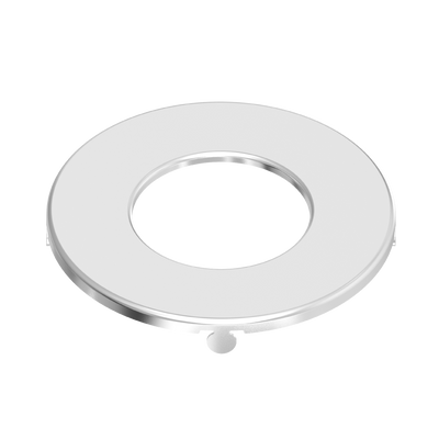 RAB Lighting WAFER Trim Ring, 3 In., Round, Smooth, Brushed Nickel, WFRL-TRIM-3R-BNS