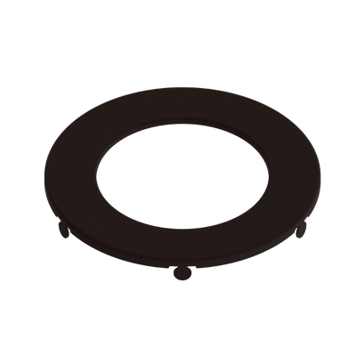 RAB Lighting WAFER 4" Trim Round Smooth, Bronze, WFRL-TRIM-4R-BRS