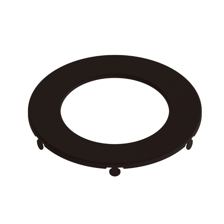 RAB Lighting WAFER 4" Trim Round Smooth, Bronze, WFRL-TRIM-4R-BRS