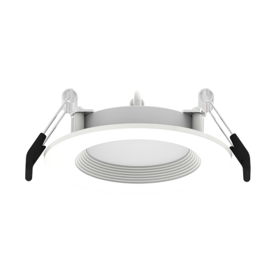 RAB Lighting 3" 6 Watt LED Edge-Lit Wafer Downlight, Baffle Trim, CCT Selectable, 120V, WFRL3R69CCT120WB