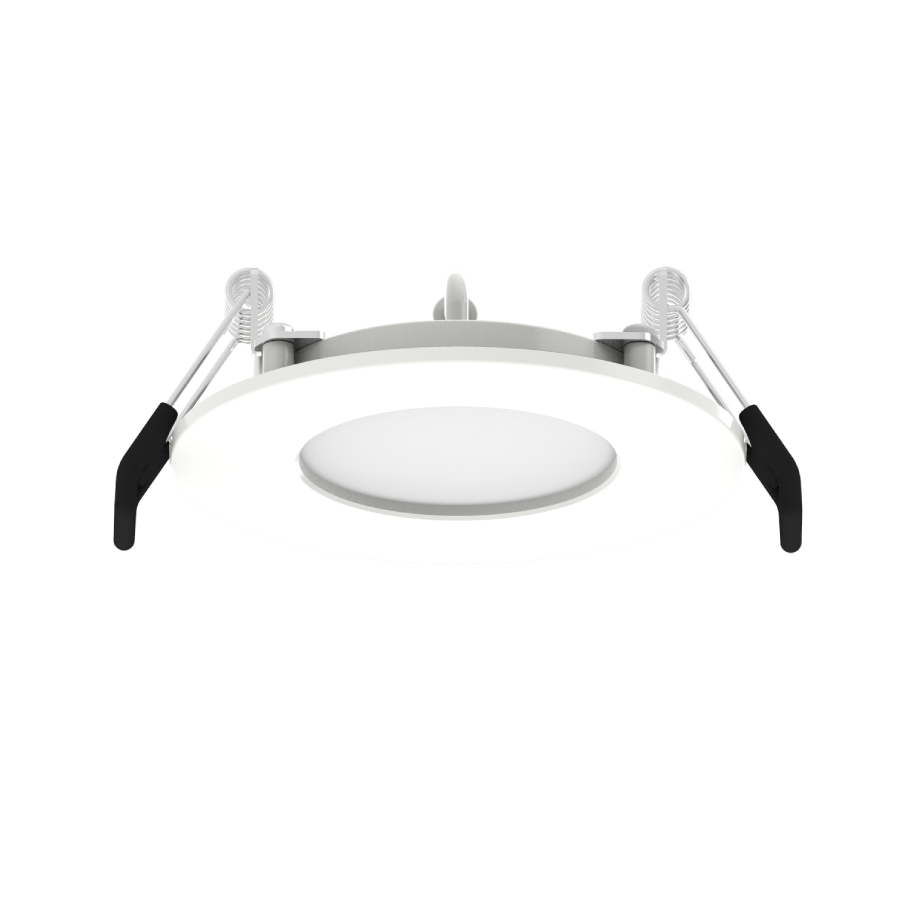 RAB Lighting 3" 6 Watt LED Edge-Lit Wafer Downlight, Smooth Trim, CCT Selectable, 120V, WFRL3R69CCT120WS