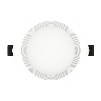 RAB Lighting 4" 9 Watt LED Edge-Lit Wafer Downlight, Baffle Trim, CCT Selectable, 120V, WFRL4R99FA120WB