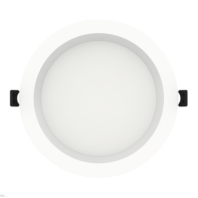 RAB Lighting 6" 13 Watt LED Edge-Lit Wafer Downlight, Baffle Trim, CCT Selectable, 120V, WFRL6R139FA120WB