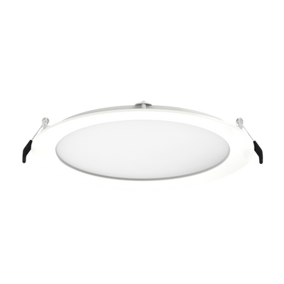 RAB Lighting 8" 23 Watt LED Edge-Lit Wafer Downlight, Smooth Trim, CCT Selectable, 120-277V, WFRL8R239FADWS