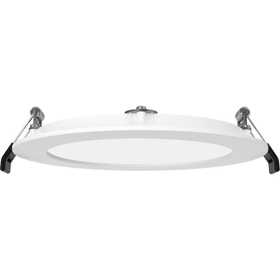 RAB Lighting WFRX 6 In. Edge-Lit Wafer Downlight, 15/13/11W, CCT Selectable, CRI 90, 120-277V, White Smooth, WFRX-6D