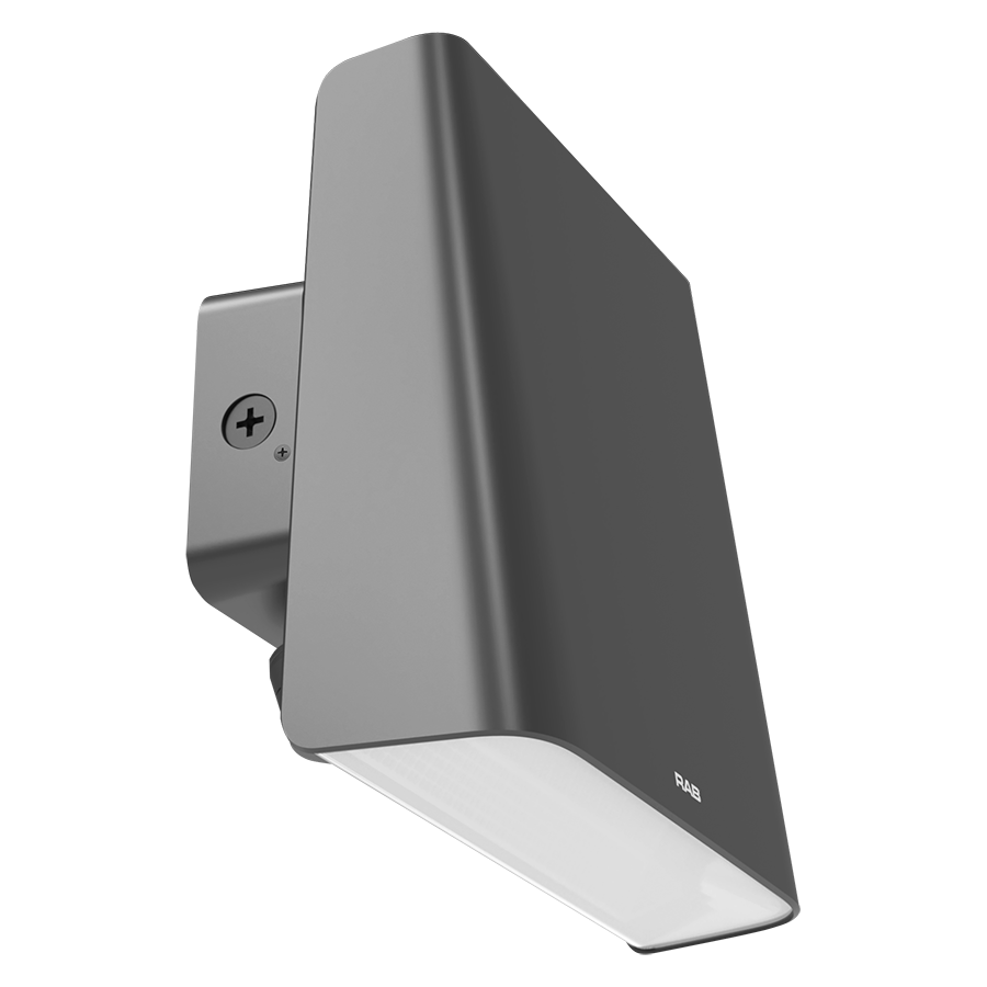 RAB Lighting WPLEDL Large Wall Pack, 58/85/113W, CCT Selectable, 120-277V, Microwave Motion Sensor, LightCloud Blue, Bronze, WPLEDL/LCBS/MVS