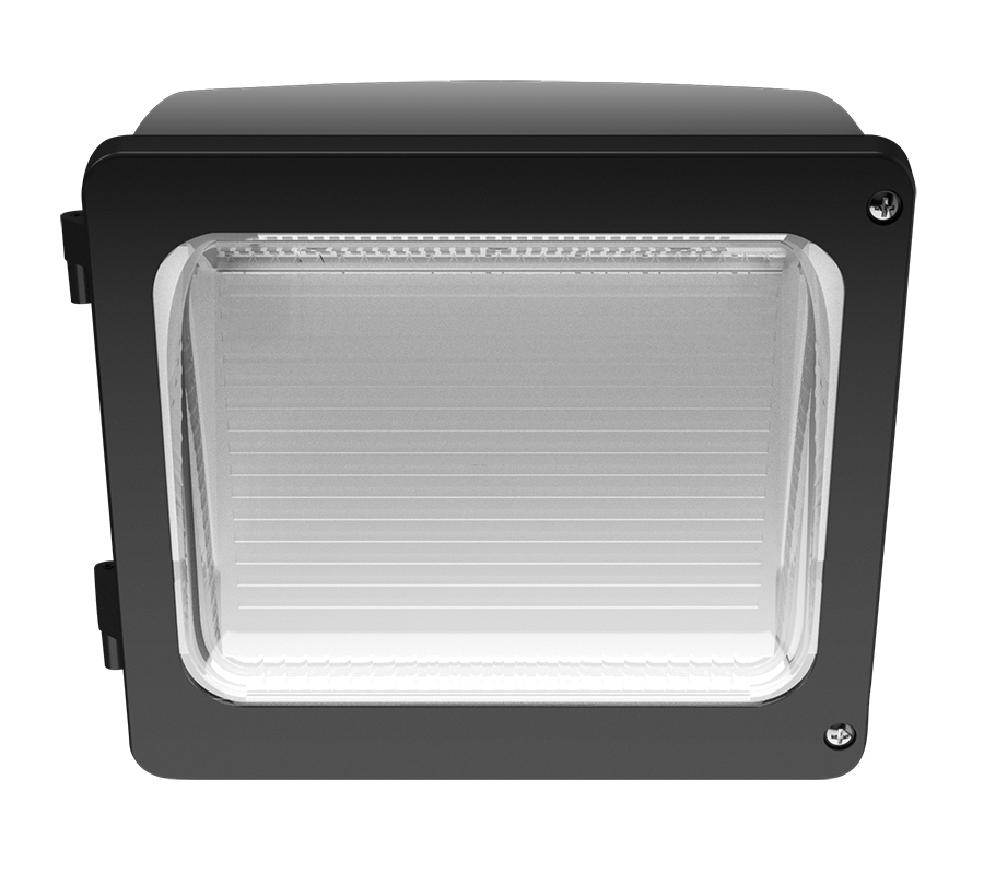 RAB Lighting WPX Field-Adjustable LED Wall Pack, 30 | 20 | 15W, CCT Selectable, Photocell, 120-277V, Bronze, WPX1