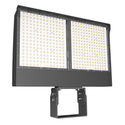 RAB Lighting X17 LED Area Light, 330/250/175W, CCT Selectable, 480V, Trunnion, Photocell, Bronze, X17XFU330T/480/PCT