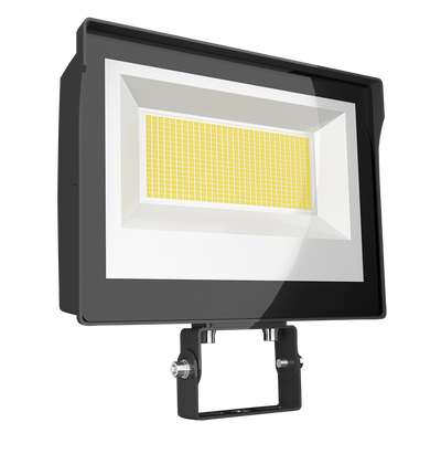 RAB Lighting 80 Watt X17 LED Flood Light, Trunnion Mount, Photocell, CCT Selectable, 11,509 Lumens, 120-277V, Bronze, X17FA80T
