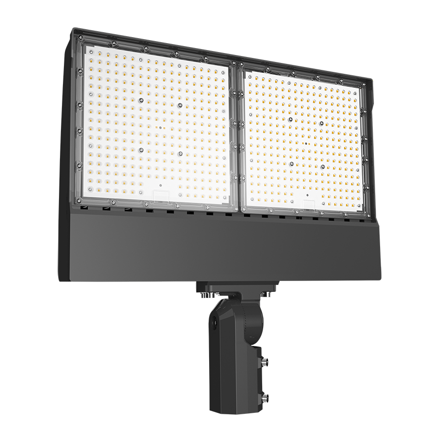 RAB Lighting X17 Power Adjustable, 450/350/250W, 5000K, Slipfitter, Photocell, 480V, Bronze, X17PA450SF/480/PCT