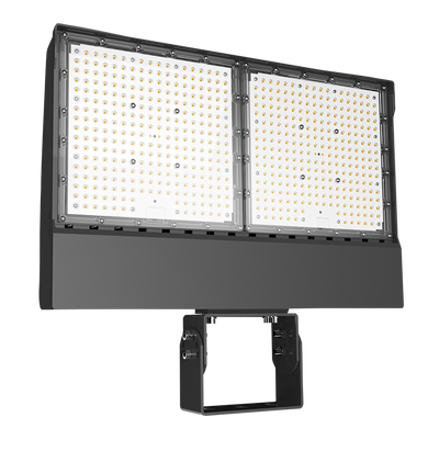 RAB Lighting X17 Power Adjustable, 450/350/250W, 5000K, Trunnion Mount, Photocell, 480V, Bronze, X17PA450T/480/PCT
