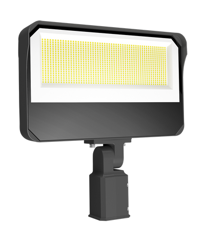 RAB Lighting High Output X34 LED Flood Light, Slipfitter Mount, CCT Selectable, 19,174 thru 39,155 Lumens, 120-277V, Bronze, X34-250SF