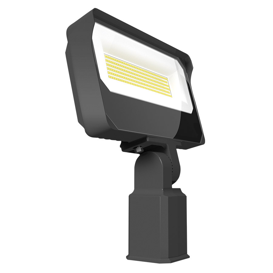 RAB Lighting X34L Area Light, 90W, RGB Tunable White, 120-277V, Slipfitter, Bronze, X34L/RGB