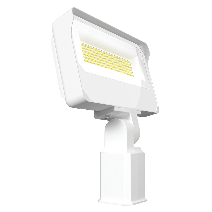 RAB Lighting X34LW Area Light, 90W, RGB Tunable White, 120-277V, Slipfitter, White, X34LW/RGB
