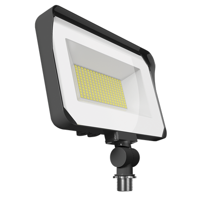 RAB Lighting X34M Area Light, 60W, RGB Tunable White, 120-277V, Knuckle, Bronze, X34M/RGB