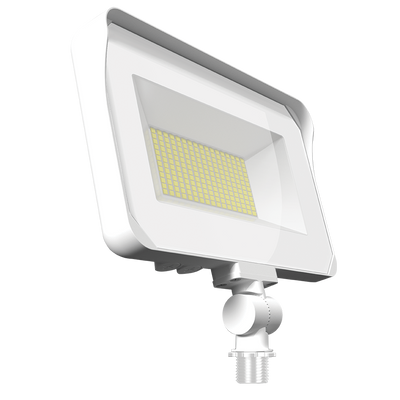 RAB Lighting X34 LED Flood Light, 60W, Tunable White RGB, 120-277V, Knuckle Mount, White, X34MW/RGB