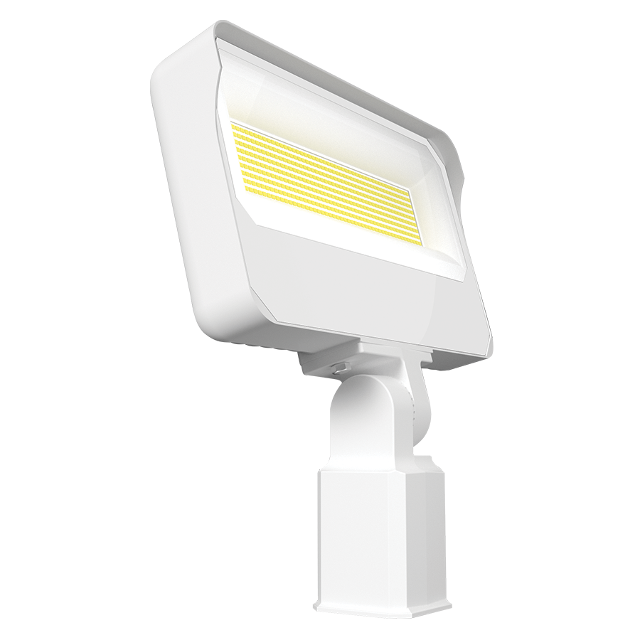 RAB Lighting X34 Slipfitter Flood Light, 160W, RGB + Tunable White, 120-277V, White, X34XXLW/RGB