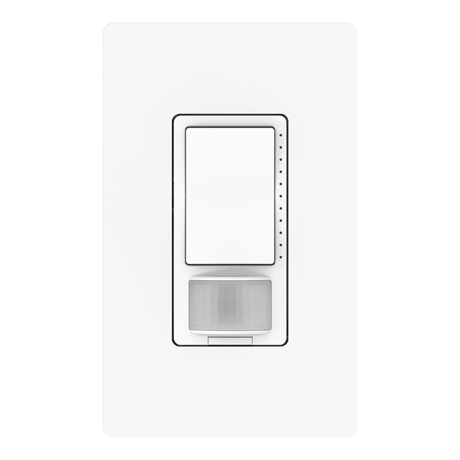 RAB Lighting LightCloud Blue Wireless Dimming Switch, 120-277V, PIR Sensor, White, ZDIM/LCBS