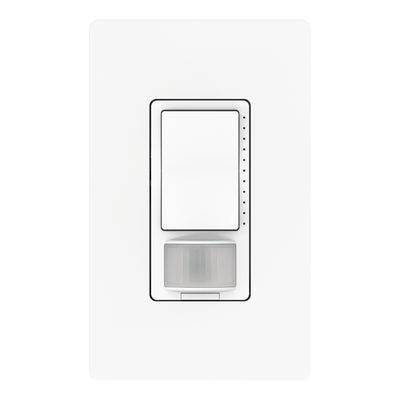RAB Lighting LightCloud Blue Wireless Dimming Switch, 120-277V, PIR Sensor, White, ZDIM/LCBS