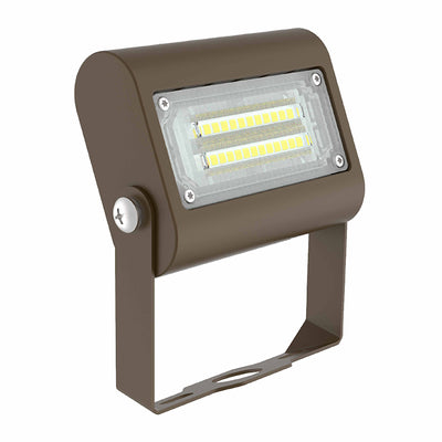 Westgate Mfg LFX-XS Flood/Area Light, 15W, 3000K, 0-10V Dimmable, TYPE III, Bronze, LFX-XS-15W-30K-TR