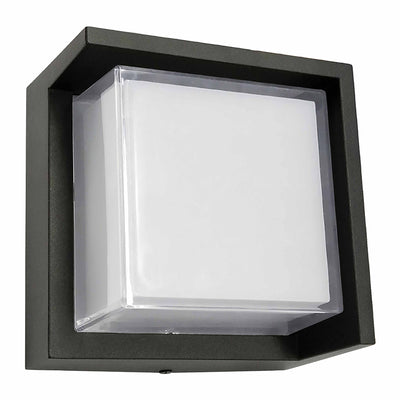 Westgate Mfg LRS Outdoor Wall Light, 12W, CCT Selectable, CRI90, IP44, Black, LRS-H-MCT-C90-BK
