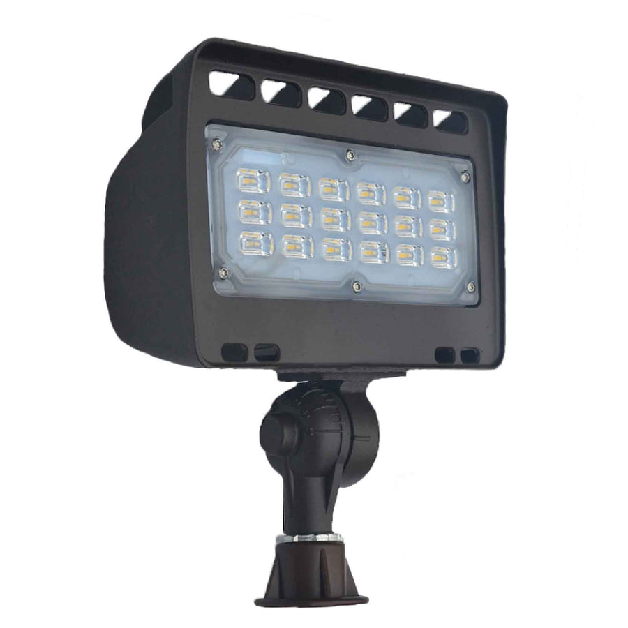 Westgate Mfg LF4 LED Wall Wash Light, 30W, 3000K, 12V AC/DC, Bronze, LF4-12V-30W-30K