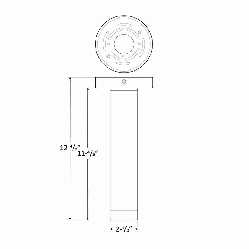 Westgate Mfg CMC2L Large Ceiling Mount Cylinder, 6W, CCT Selectable, TRIAC Dimming, White, CMC2L-MCT-DT-WH