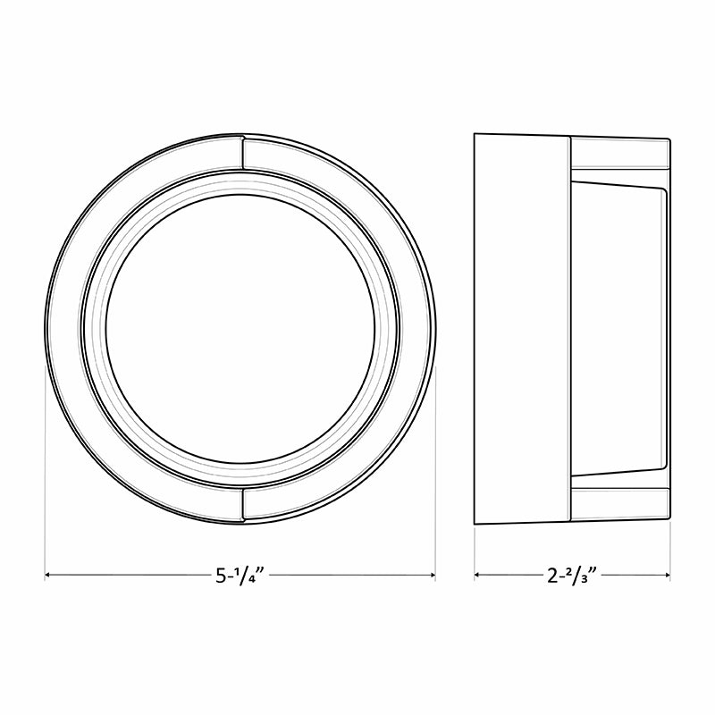 Westgate Lighting 12V 3W Mini Round Wall Light MCT 30/40/50K, Orb, LVW-100-MCT-ORB