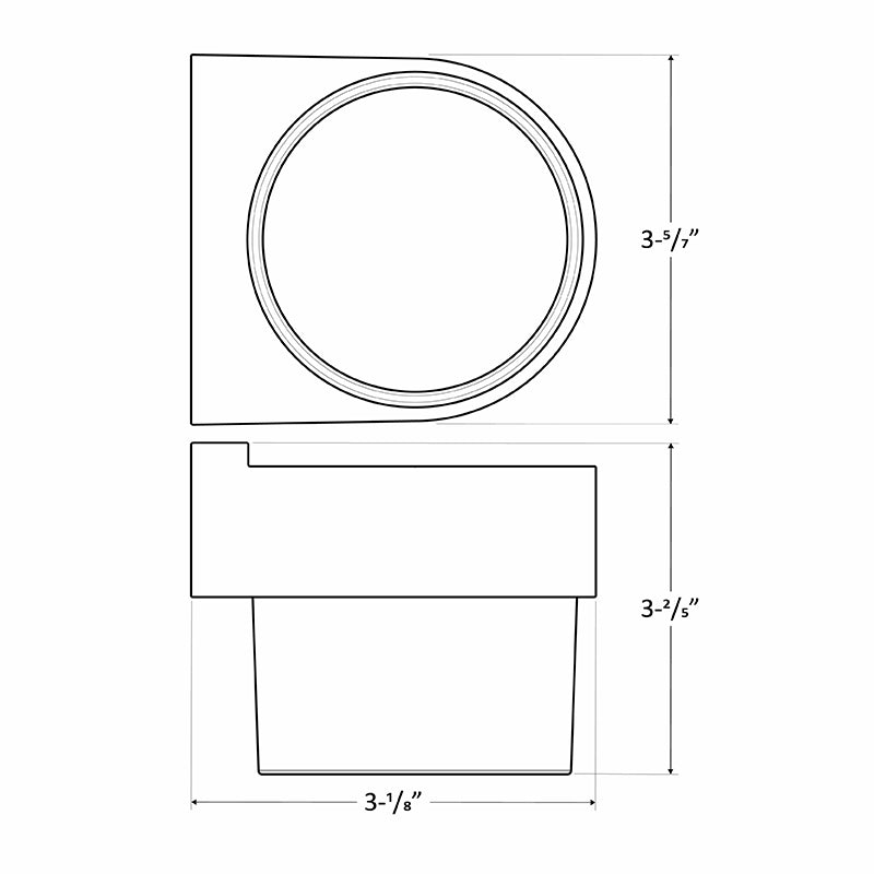 Westgate Mfg LVW Mini Round Wall Sconce, 3W, CCT Selectable, 12V, Oil-Rubbed Bronze, LVW-110-MCT-ORB