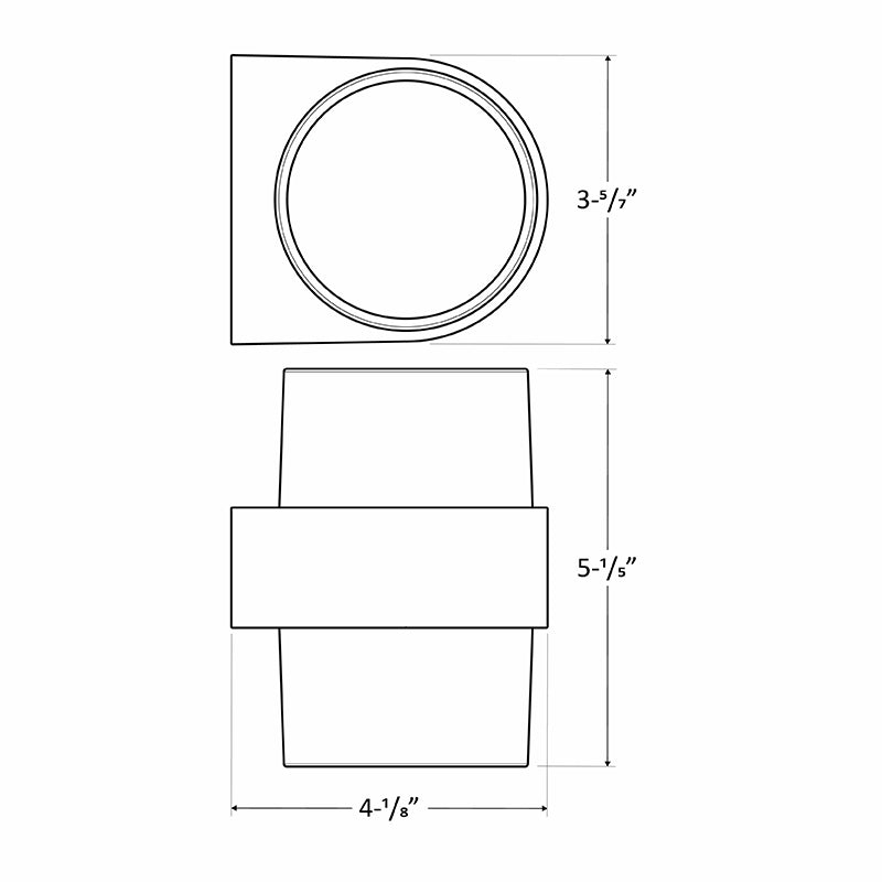 Westgate Mfg Mini Round Wall Sconce, 6W, CCT Selectable, 12V, Oil-Rubbed Bronze, LVW-110-UD-MCT-ORB