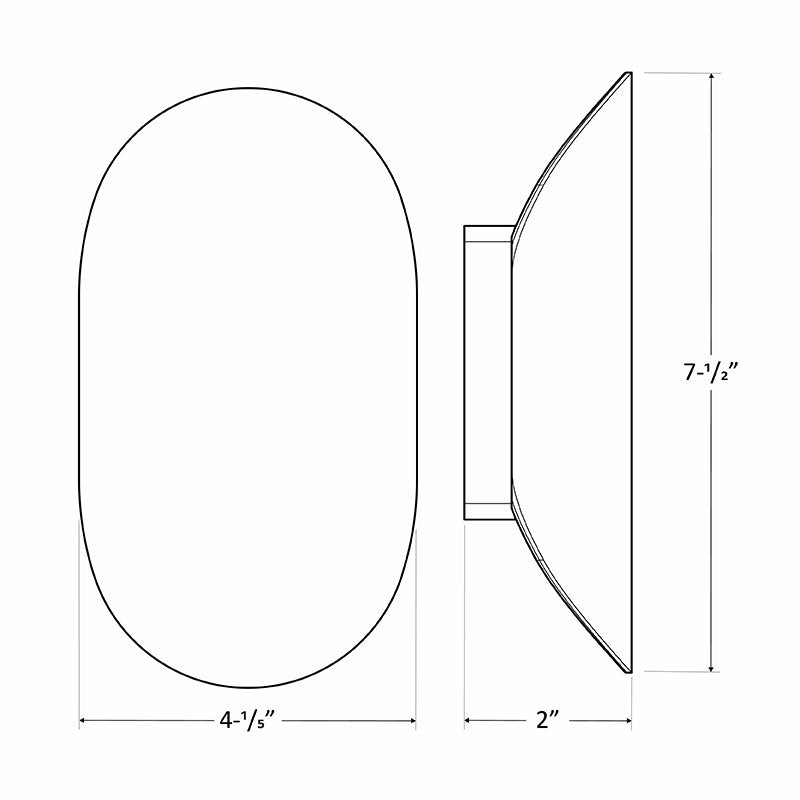 Westgate Mfg Mini Square Wall Light, 6W, CCT Selectable, 12V, Up/Down, Oil-Rubbed Bronze, LVW-310-MCT-ORB