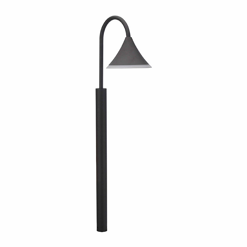 Westgate Mfg Bell Path Light, 10W, 3000K, 12VAC/DC, 31 In., Black, LAL-12V-130-31-30K-BK