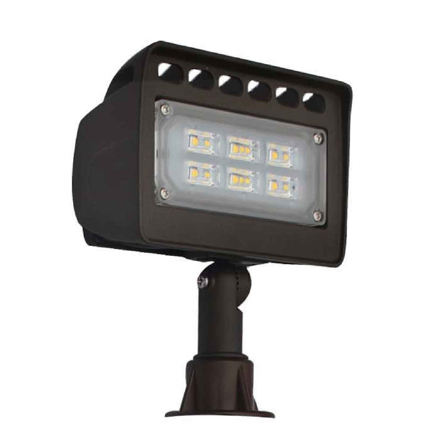 Westgate Mfg LF4 LED Wall Wash Light, 6W, 3000K, 12V AC/DC, Bronze, LF4-12V-6W-30K