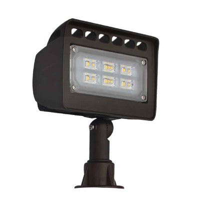 Westgate Mfg LF4 LED Wall Wash Light, 6W, 5000K, 12V AC/DC, Bronze, LF4-12V-6W-50K