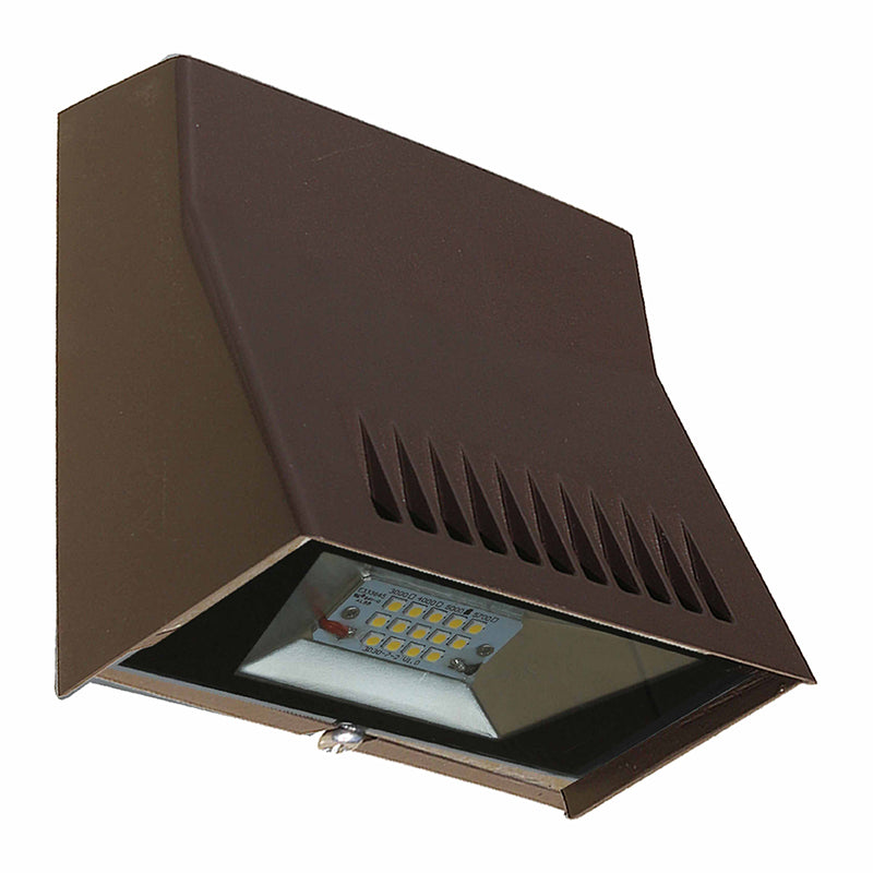 Westgate Mfg Mini Cutoff Wallpack, 12W, 4000K, Dark Bronze, LMW-12W-40K
