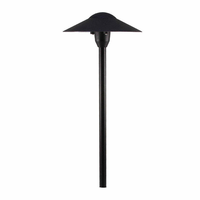 Westgate Lighting  Area Light, Cast. Aluminum, Jc Bi-Pin 12V/27W Max, Umbrella Style, Black, 3 Ft. Cable & Non-Meta...  AA-148-BK