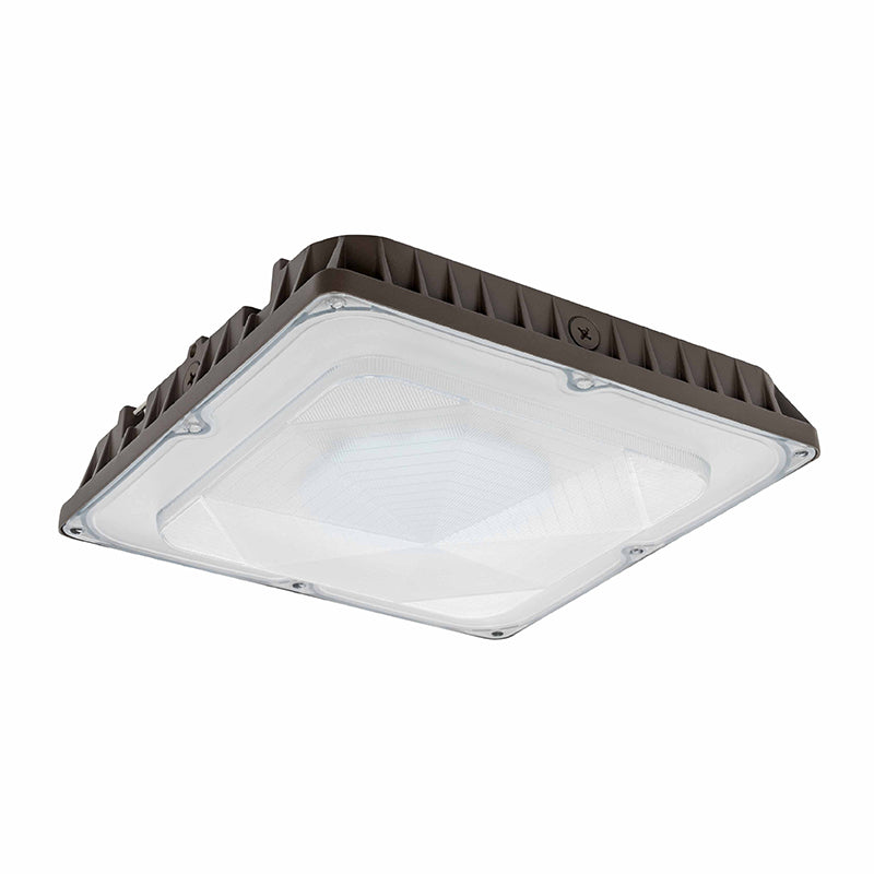 Westgate Mfg CDLX X-Gen Surface Canopy Light, 30W/40W/60W/80W, 3000K, 0-10V Dimmable, Bronze, CDLX-LG-30-80W-30K